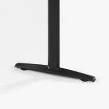 Bàn văn phòng HyperWork Core Desk - 1m2 | Khung đen, mặt bàn trắng