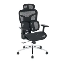 Ghế công thái học E DRA EEC226 | Đen, Chân xoay, Lưng lưới