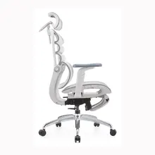 Ghế Công Thái Học Manson Foris, Màu Xám, Có gác chân | Đỡ Lưng Bionic Spine, Ngả Sâu 147 Độ, Tay 5D