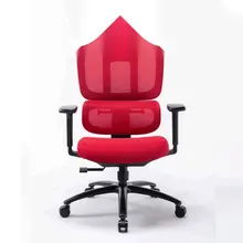 Ghế công thái học Warrior Ergonomic Hero Series WEC509 | Chân xoay, đen đỏ