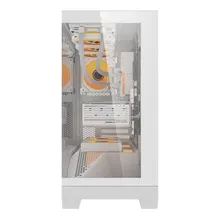 Thùng máy Darkflash K430 F-ATX (Mặt Kính) | ATX/M-ATX/Mini-ITX, Hỗ trợ VGA 425mm, AIO 360mm, Trắng