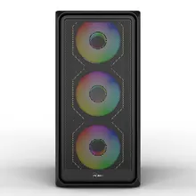 Thùng máy MIK H2 Gaming | M-ATX/ITX, Kính cường lực, Đen
