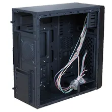 Thùng máy văn phòng SAMA M1 | Micro-ATX / ATX, Đen