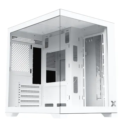 Thùng máy Xigmatek Aqua MS Arctic (EN90069) (Chưa kèm Fan) | M-ATX/ITX, Trắng