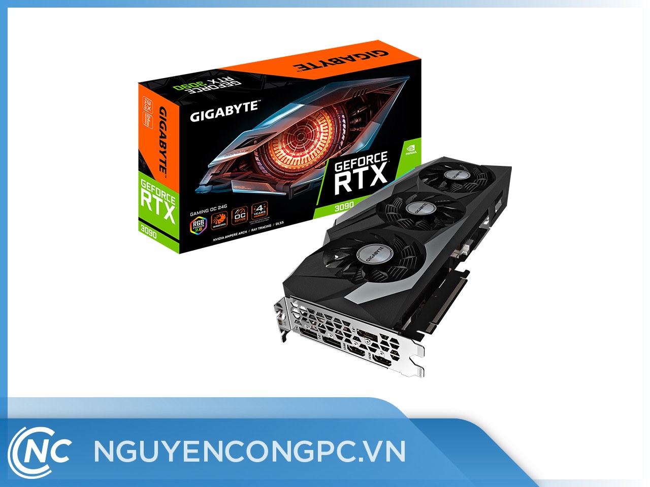 Card màn hình cũ GIGABYTE RTX 3090 Gaming OC 24gb
