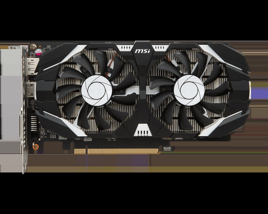 Card màn hình cũ MSI GTX 1050 Ti 4GT OCV1
