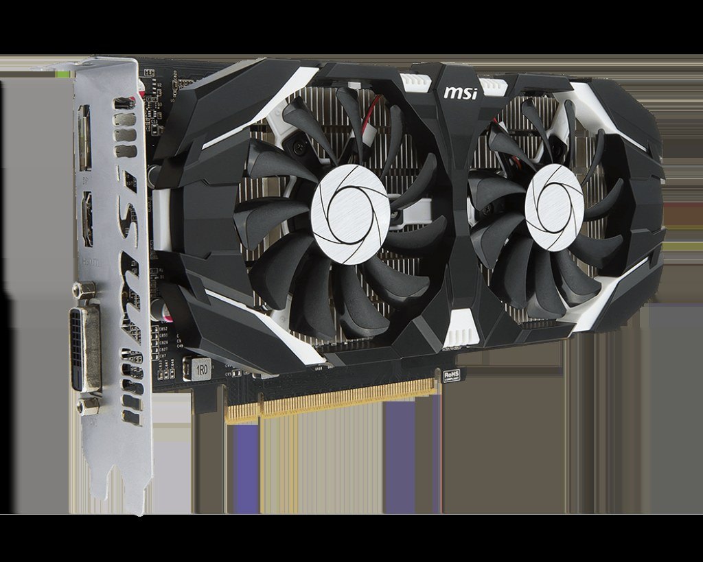 Card màn hình cũ MSI GTX 1050 Ti 4GT OCV1