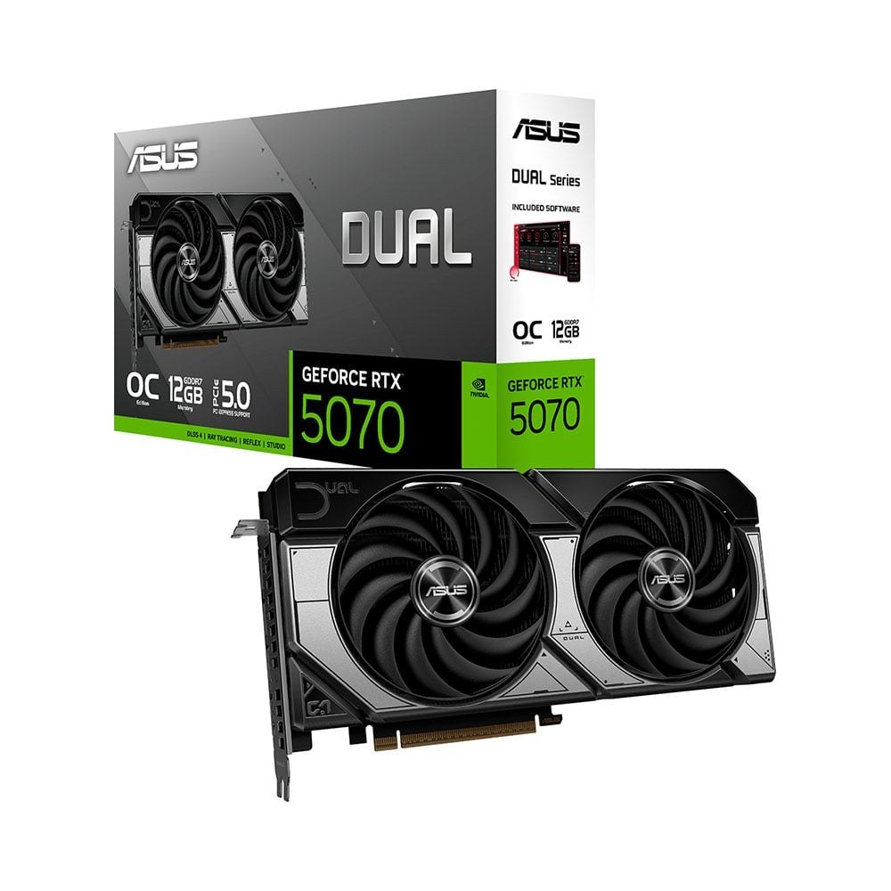 Card màn hình RTX 5070 ASUS Dual OC 12GB GDDR7 6144 CUDA cores