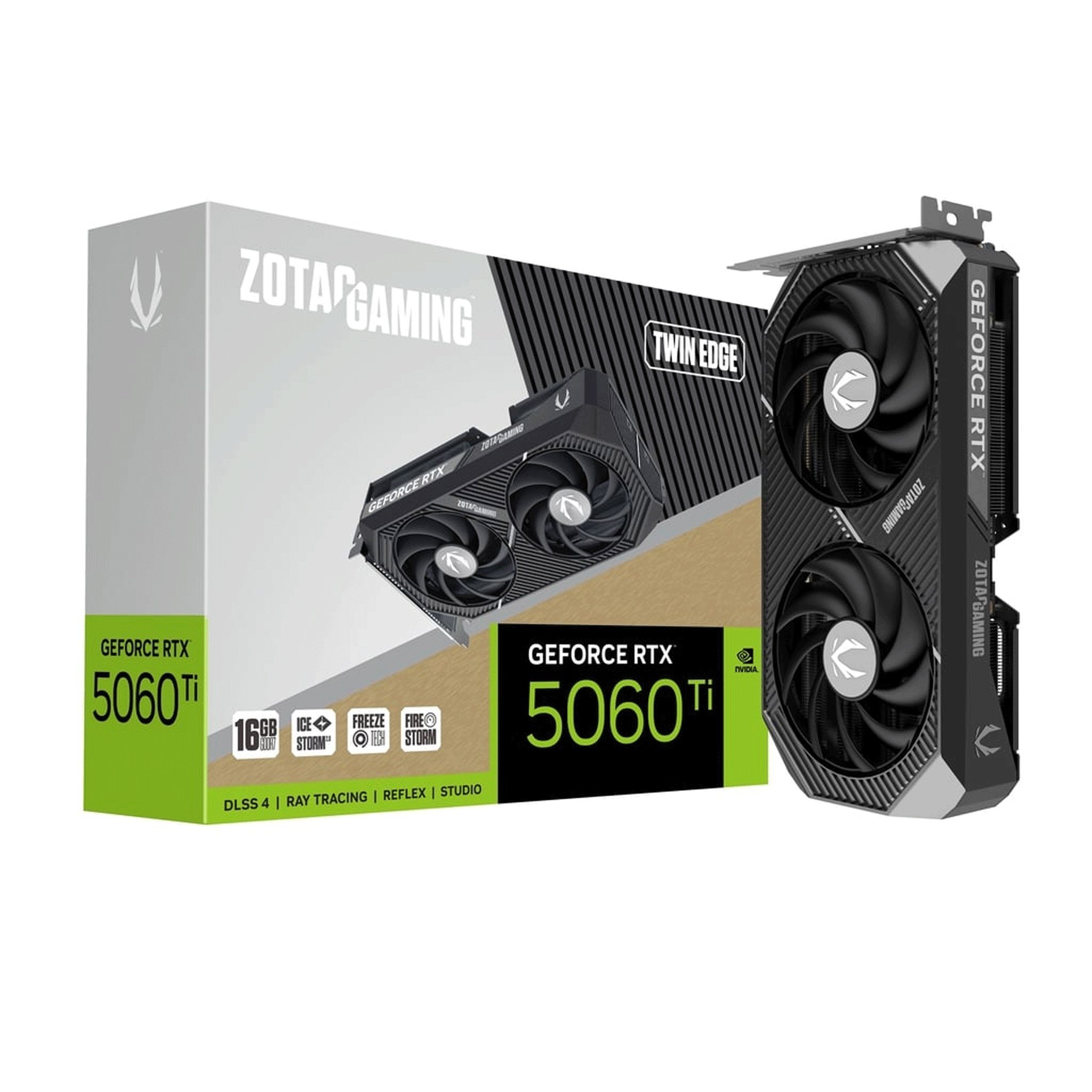 Card màn hình ZOTAC GeForce RTX 5060 Ti 16GB Twin Edge kiến trúc Blackwell