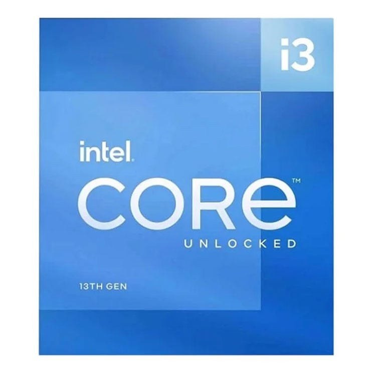 CPU Intel i3-13100F Box chính hãng Gen 13 Raptor Lake 4 nhân 8 luồng socket LGA 1700