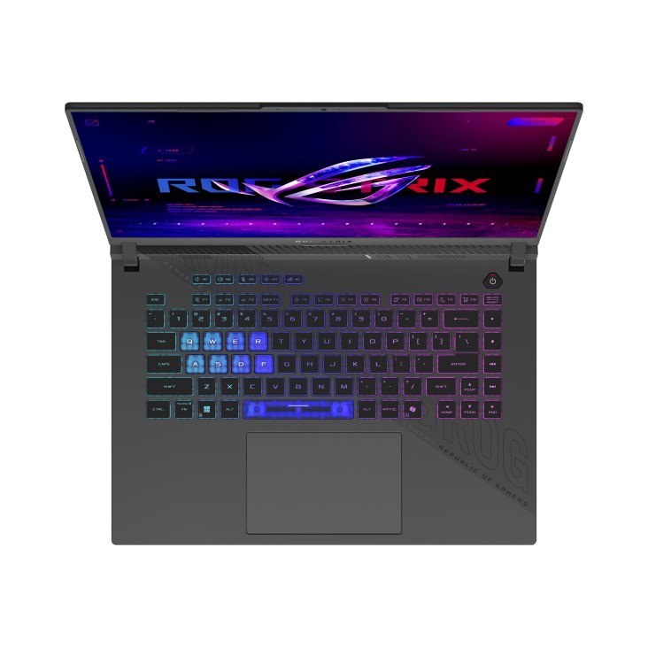 Laptop Gaming ASUS ROG Strix G16 (2025) G614PP-TS112W | R9-8940HX, 16GB DDR5, 512GB NVMe, RTX 5070 8GB GDDR7, 16" WQXGA 300Hz, Xám