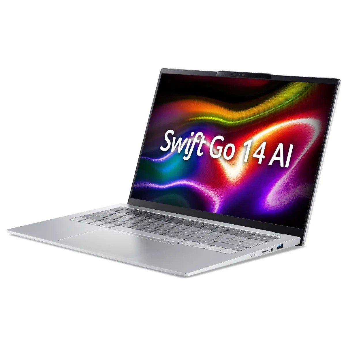 Laptop văn phòng Acer Swift Go 14 AI SFG14-74T-55HD (NX.JF9SV.001) | U5-225H, 16GB LPDDR5X, SSD 1TB NVMe, 14" FHD+ Touch, Bạc