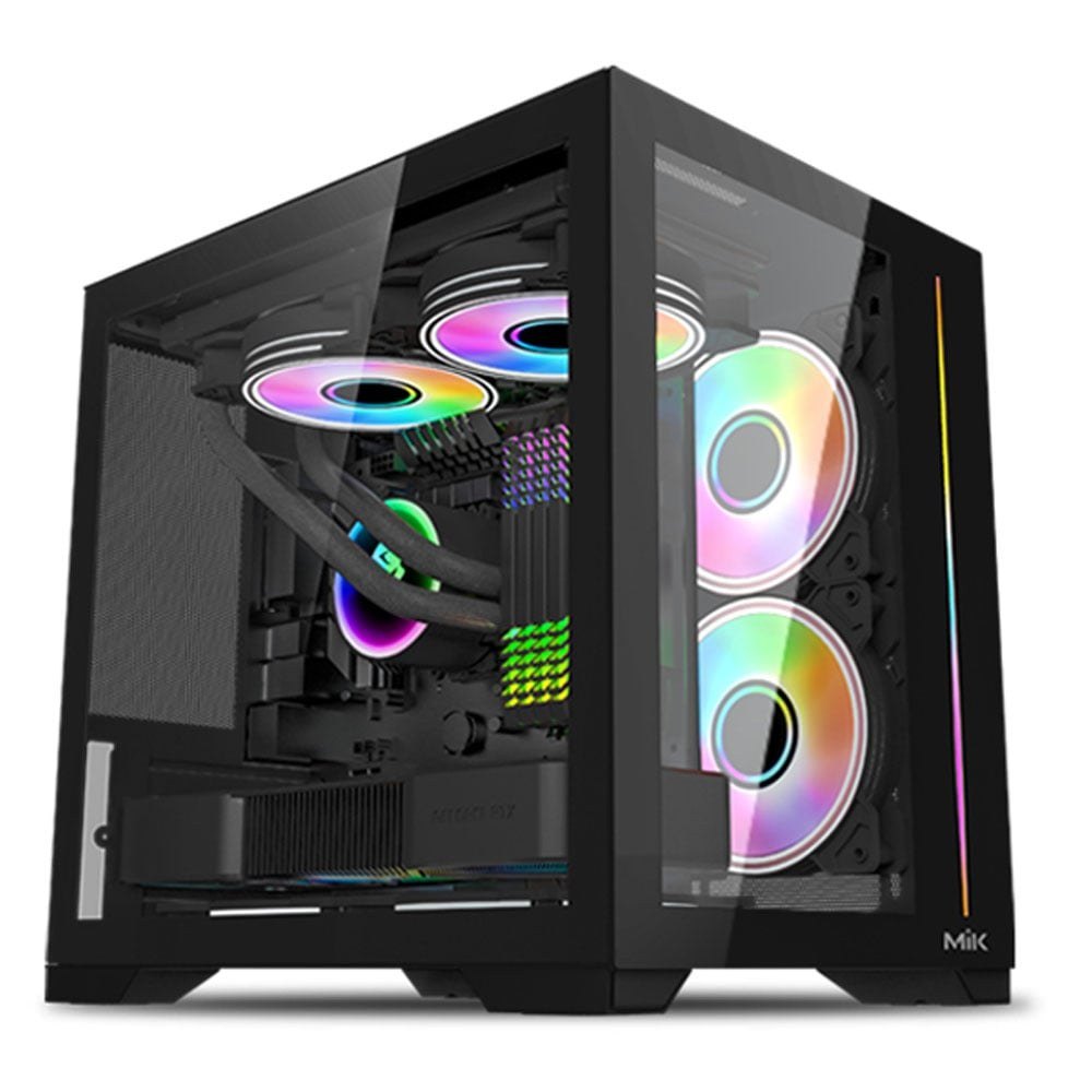 Vỏ Case MIK LV12 Mini Elite Black nhỏ gọn RGB