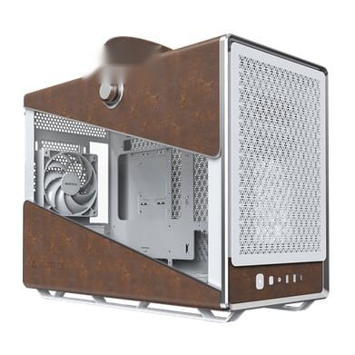 Vỏ Case Montech Heritage Pro Mini PC trắng kèm sẵn 4 fan