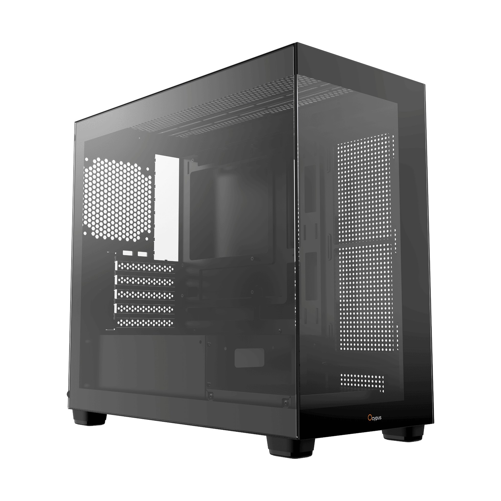 Vỏ Case OCYPUS Gamma C52 đen gaming ARGB