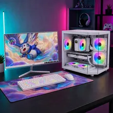 Bộ PC Gaming i3-13100F | RX 580 8GB Trắng | RAM 16GB | SSD NVMe | Màn 24 inch FHD 100Hz