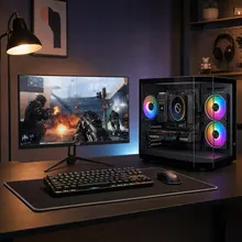 Bộ PC Gaming  Ryzen 5 5500 | RAM 16GB | RX 6500  | Màn Hình 24in