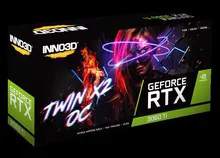 Card màn hình NVIDIA GeForce RTX 3060 Ti INNO3D Twin X2 OC cũ | 8GB GDDR6, 4864 CUDA, 600W