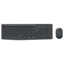 Combo Bàn phím + Chuột không dây Logitech MK235 (Xám)