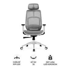 Ghế công thái học Ergonomic HyperWork Airy | Trắng