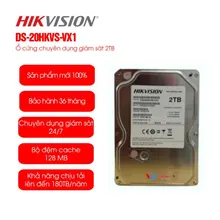 Ổ cứng HDD Hikvision DS20HKVS-VX1 2TB | SATA III 6Gb/s, 2.5 inch, Chuyên dụng giám sát 24/7