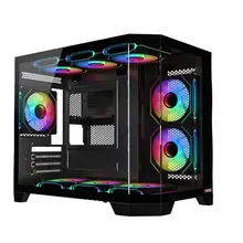 Thùng máy Magic Cubi M Pro - Black | Full M-ATX, AIO 360, không fan Cũ
