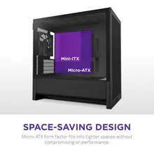 Vỏ Case NZXT H3 Flow - Đen (CC-H31FB-01)