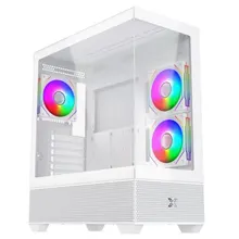 Vỏ Case Xigmatek Alphard ATX - Trắng | Kèm sẵn 3 fan (EN 43826)