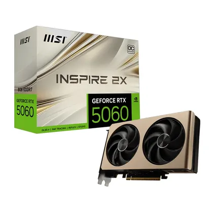 Card màn hình MSI RTX 5060 8G INSPIRE 2X OC
