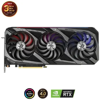 Card màn hình NVIDIA  ASUS GeForce RTX 3070 ROG Strix Gaming OC 8GB cũ