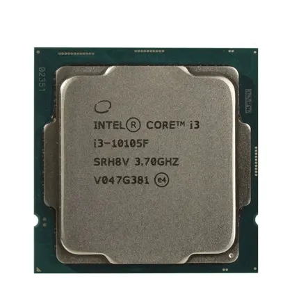 CPU Intel Core i3 10105F Cũ | LGA 1200, 4 nhân/8 luồng, Max 4.4 GHz
