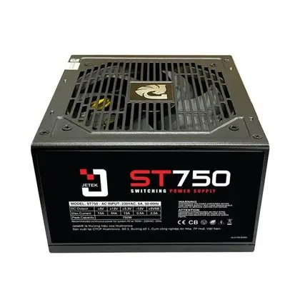 [Cũ] Nguồn máy tính Jetek J Series 750W Plus | BH 3T STAR