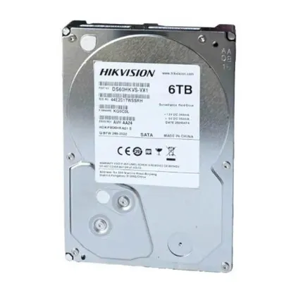 Ổ cứng HDD Hikvision DS60HKVS-VX1 6TB | SATA III 6Gb/s, 5400 RPM, 256MB Cache, Chuyên dụng giám sát 24/7