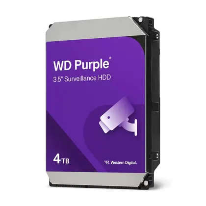 Ổ cứng HDD Western Digital Purple 4TB WD43PURZ Chính Hãng | SATA III, 3.5 inch, 256MB Cache, Surveillance HDD