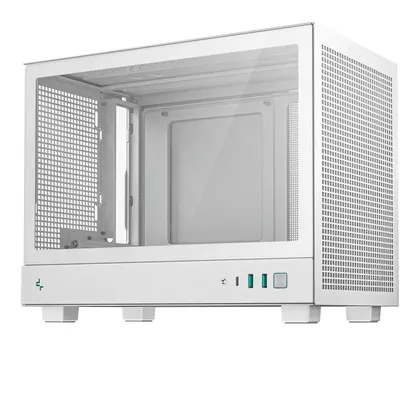 Vỏ Case Deepcool CH160 WH Glass Mini-ITX | Trắng, không kèm fan