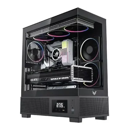Vỏ Case VSP X3 Pro Gamer Edition Monitor - Đen, không kèm fan