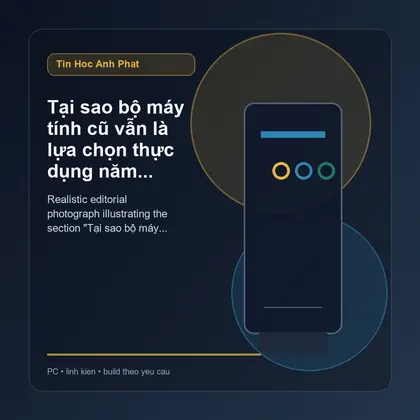 Tại sao bộ máy tính cũ vẫn là lựa chọn thực dụng năm 2026?