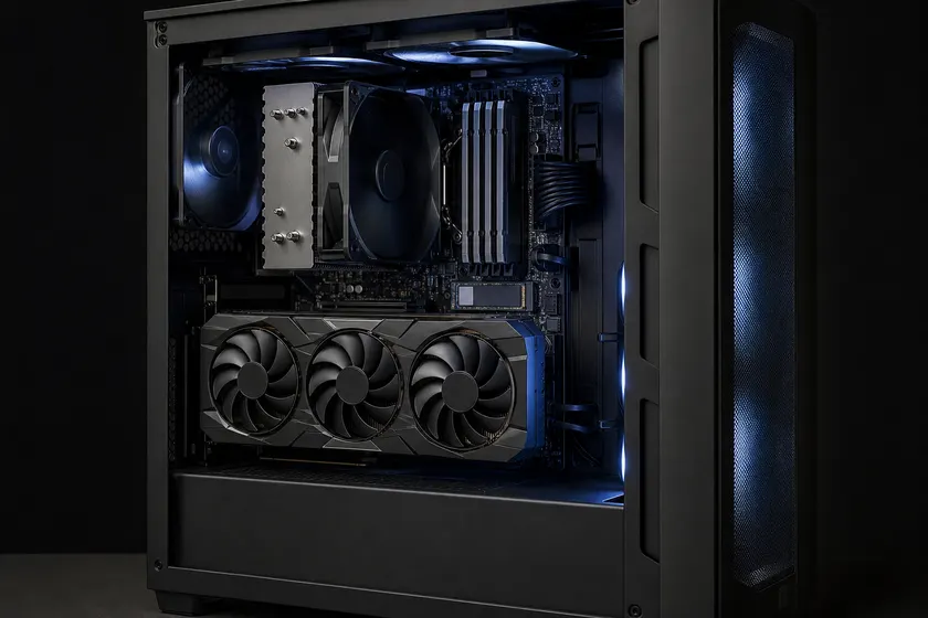 PC chuyên render 3D và dựng phim cấu hình cao CPU đa nhân GPU RTX tại Tin Học Anh Phát